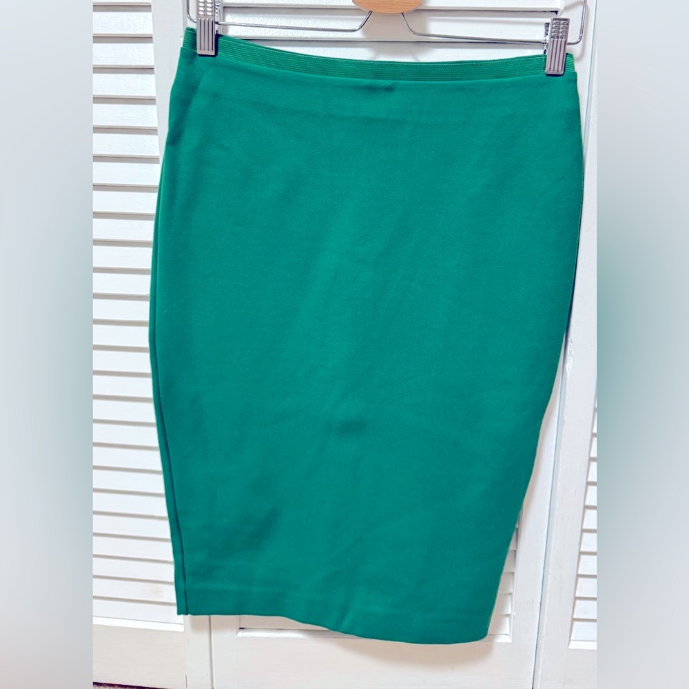 Boden Cotton pencil skirt color green size US 4